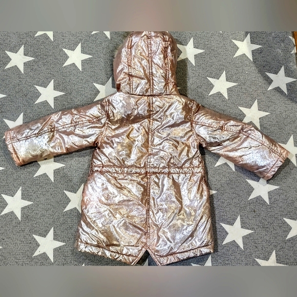 Crewcuts Girls' Metallic Fishtail Parka - Picture 6 of 6